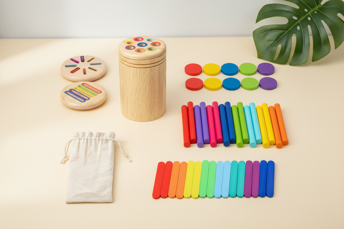 Colour Sorting Cup - Components No Dimensions