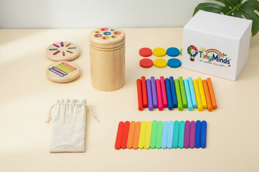 Colour Sorting Cup with Full-Size TinyMinds Box
