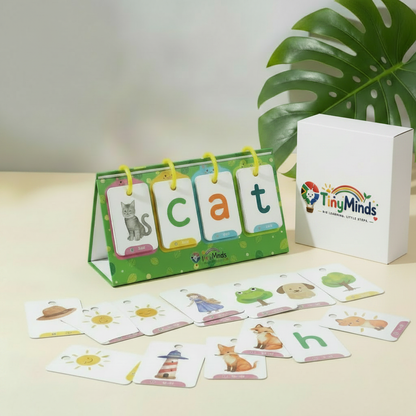 Phonics Flash Cards With TinyMinds Packaging
