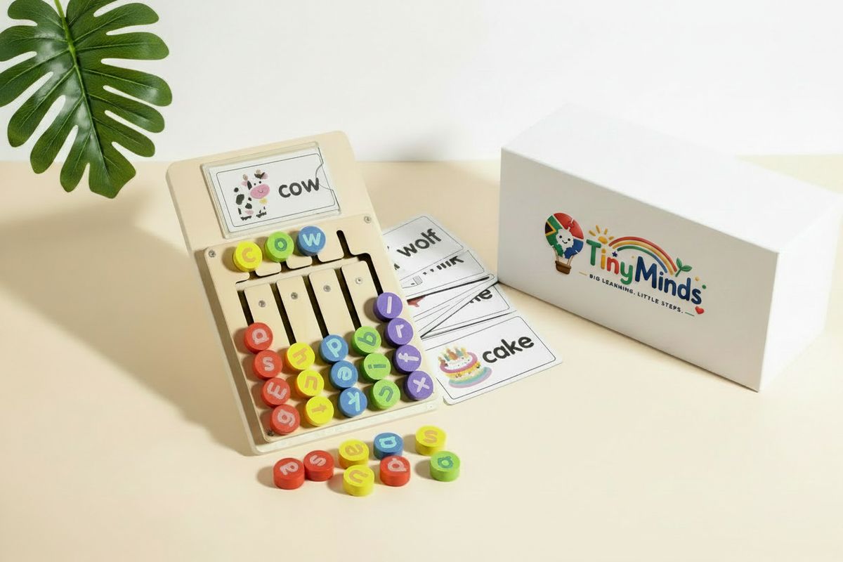 WordCraft Spelling Board with TinyMinds Packaging